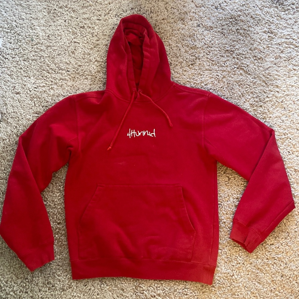Red 4Hunnid Hoodie